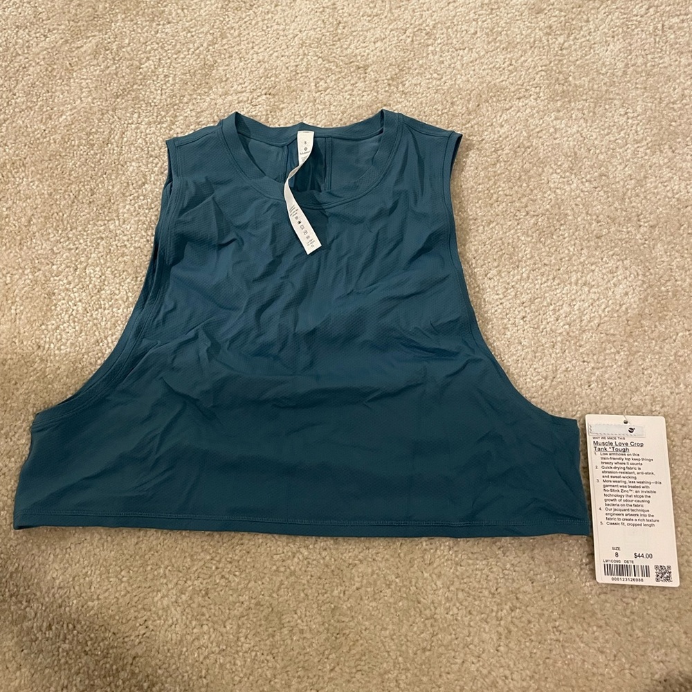 LULULEMON Muscle Love Crop Tank *Tough